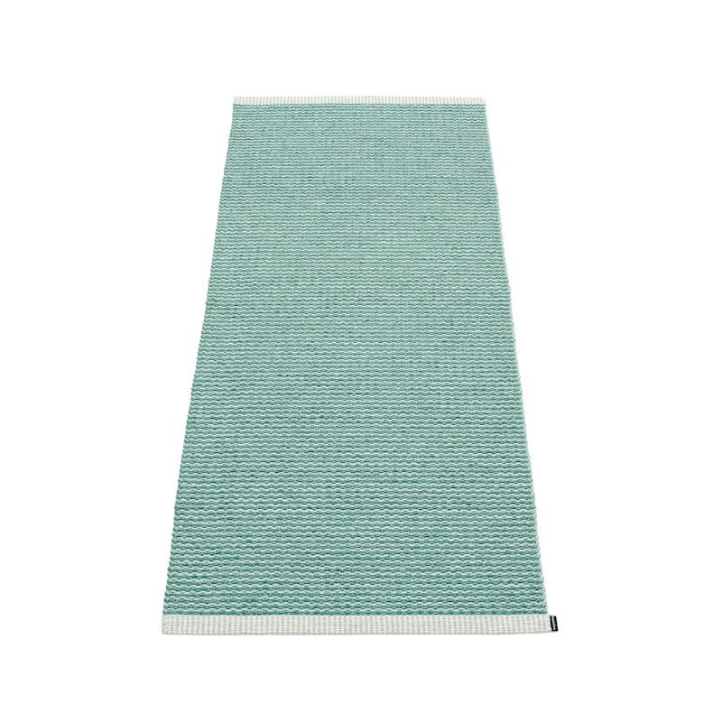 Mono Rug 60x150cm, Jade/Pale Turquoise