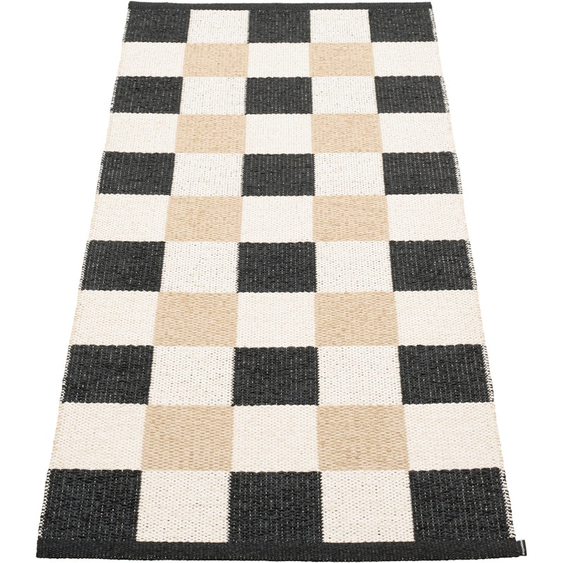 Pix Rug Black / Vanilla / Beige, 70x160 cm