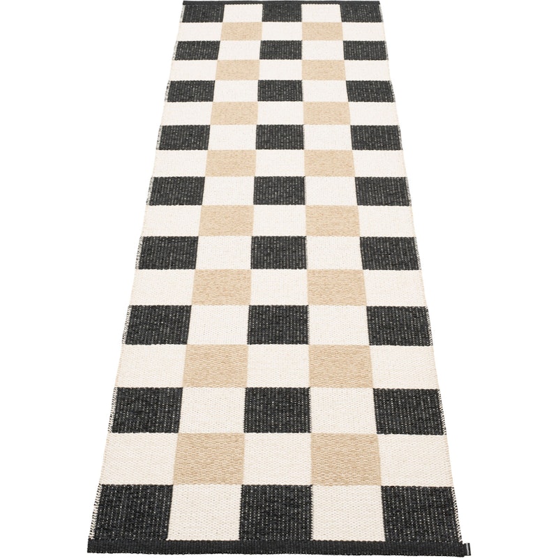 Pix Rug Black / Vanilla / Beige, 70x240 cm