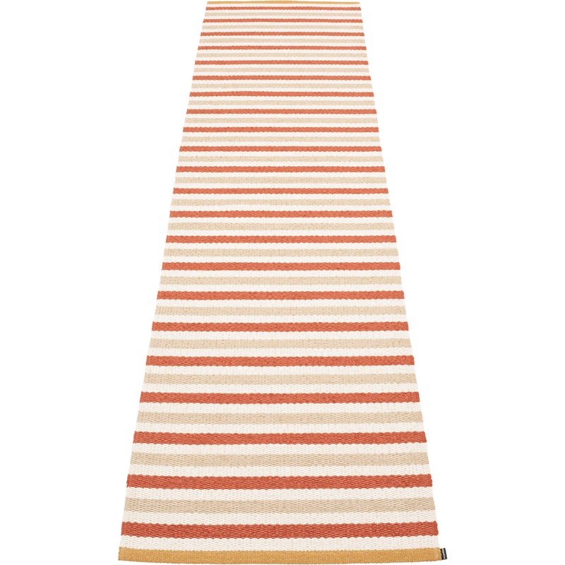 Teo Rug Brick Red / Beige / Vanilla, 70x300 cm