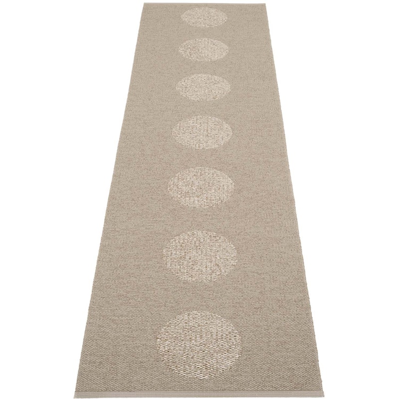 Vera 2.0 Rug Dark Linen / Linen Metallic, 70x280 cm