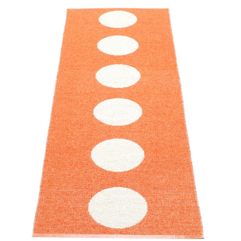 Vera Rug 70x225 cm, Orange/Vanilla