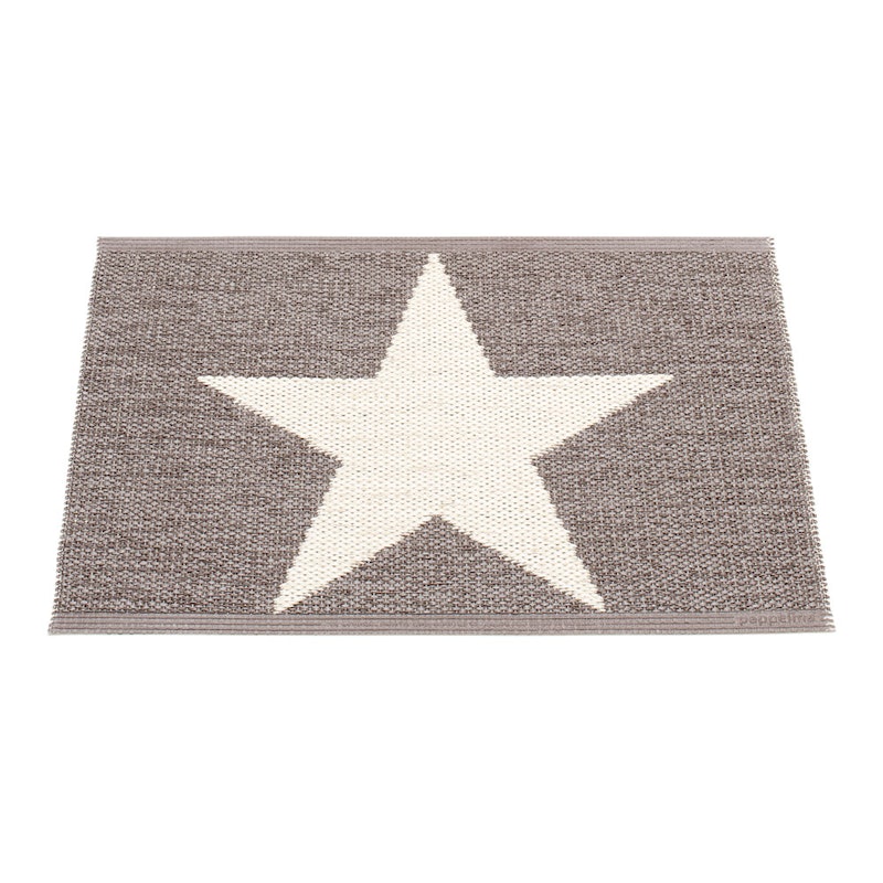 Viggo Small One Doormat 50x70 cm, Mud/Vanilla