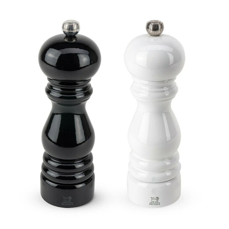 Paris Spice Mills 2-pack 18 cm, Black / White