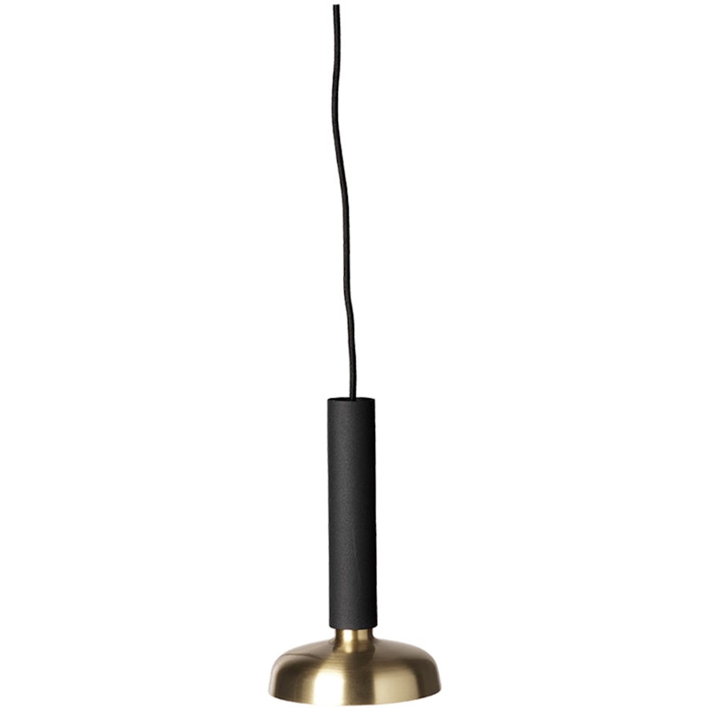 Blend 9 Pendant, Jet Black / Brass