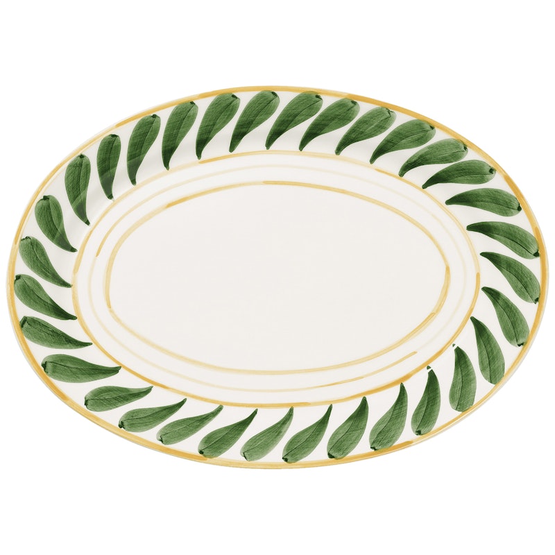 Swirl Serving Plate 32 cm, Green
