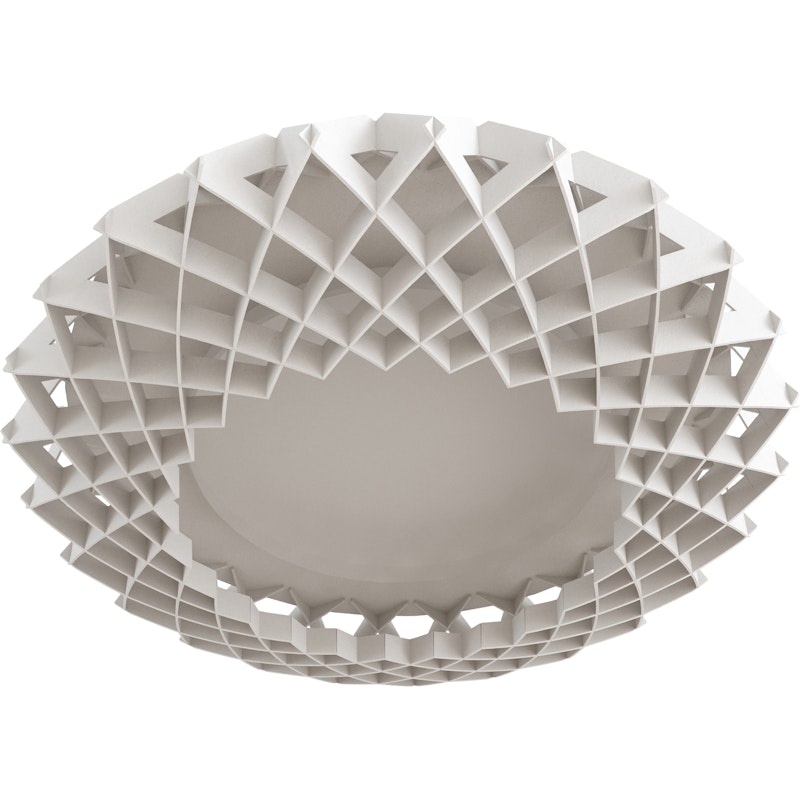 Pilke Signature 45 Flush Ceiling Light, White