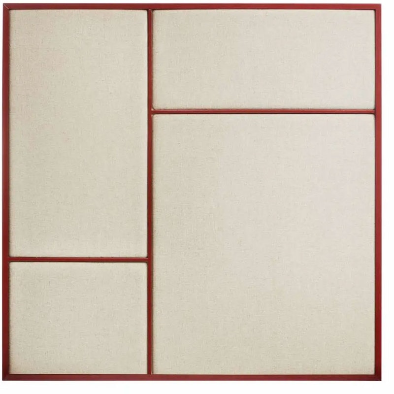 Nouveau Pin Notice Board Medium, Basque Red