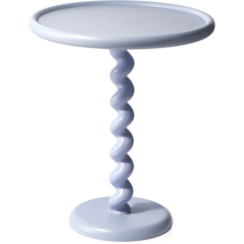 Twister Side Table, Light Blue