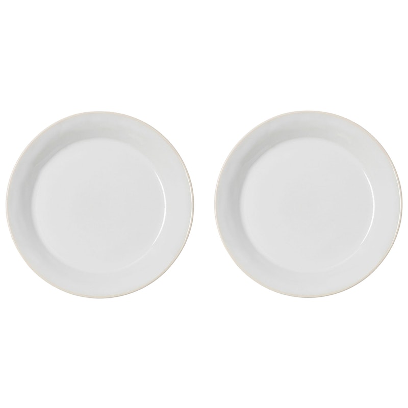 Daga Side Plate 2-pack 20 cm, White