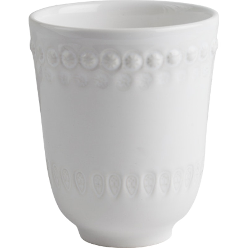 Daisy Mug 35 cl 2-pack, White