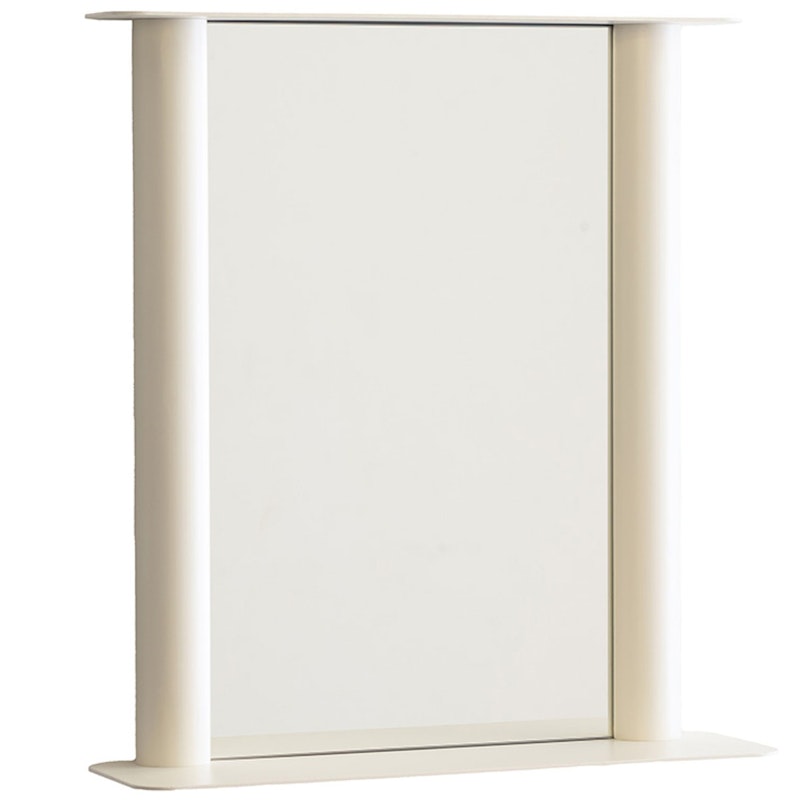 Pipeline Wall Mirror 56x60.6 cm, Pearl White