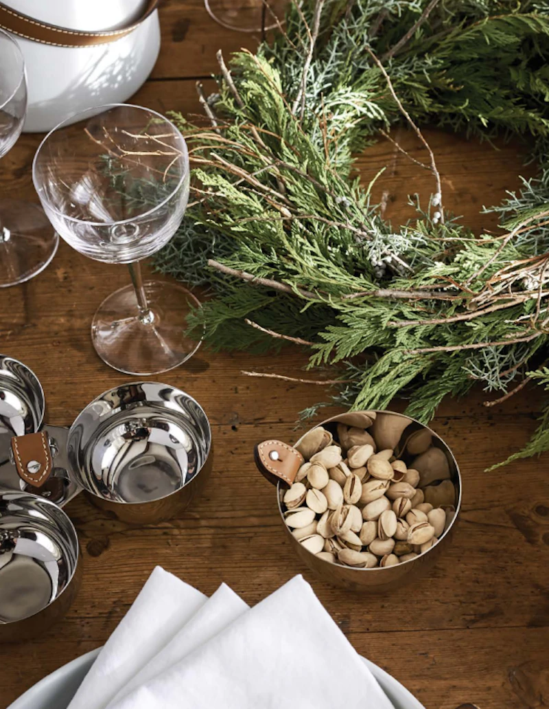 Wyatt Triple Nut Bowl, Stainless Steel | RoyalDesign
