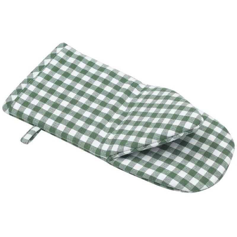 Bella Oven Glove, Green / White