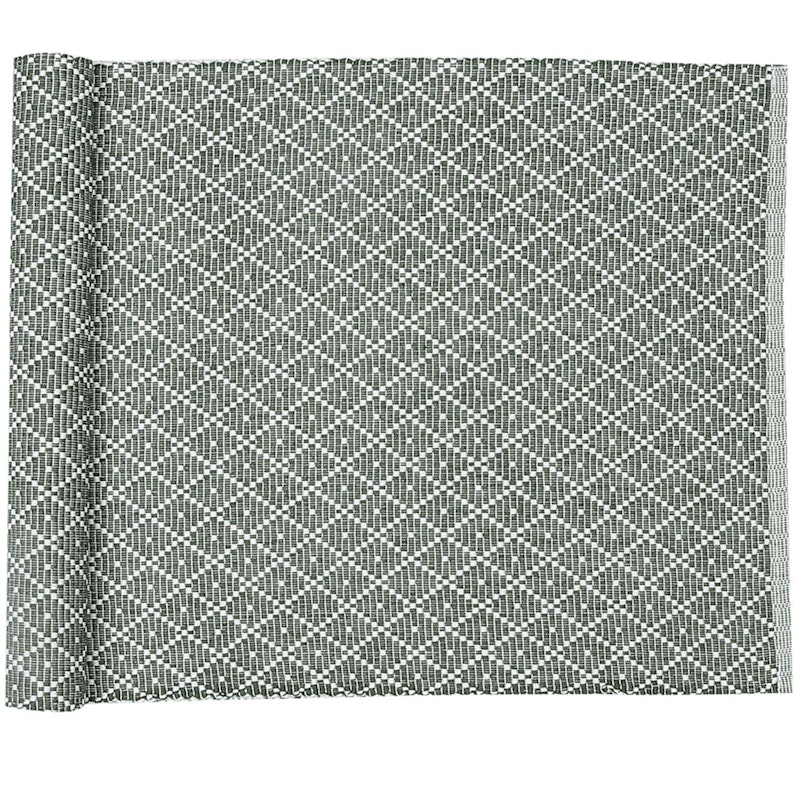 Ella Table Runner 33x120 cm, Olive Green