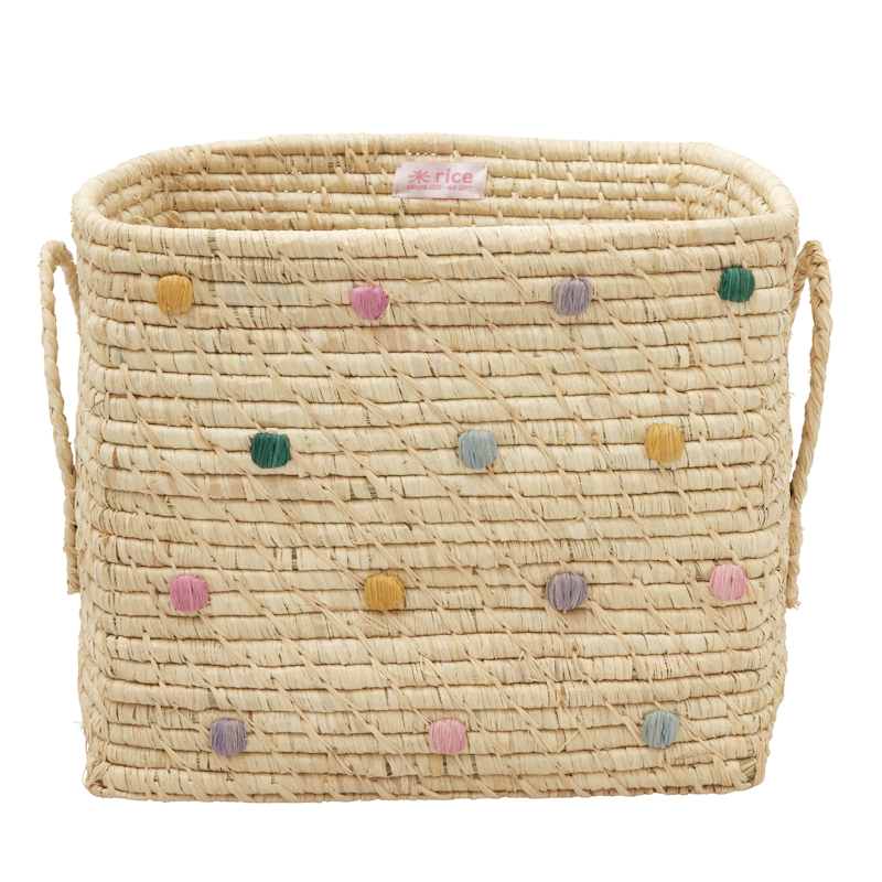 Storage Basket, Dots Multi