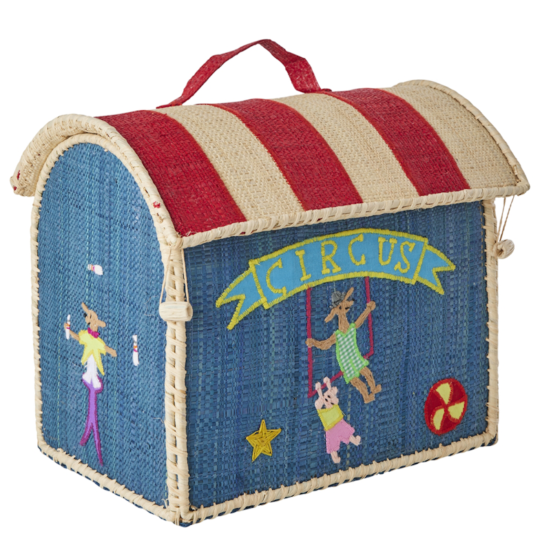 Storage Box, Blue/Circus