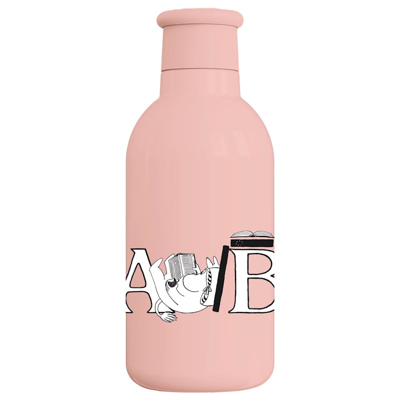 Moomin ABC Thermos Bottle 50 cl, Salmon