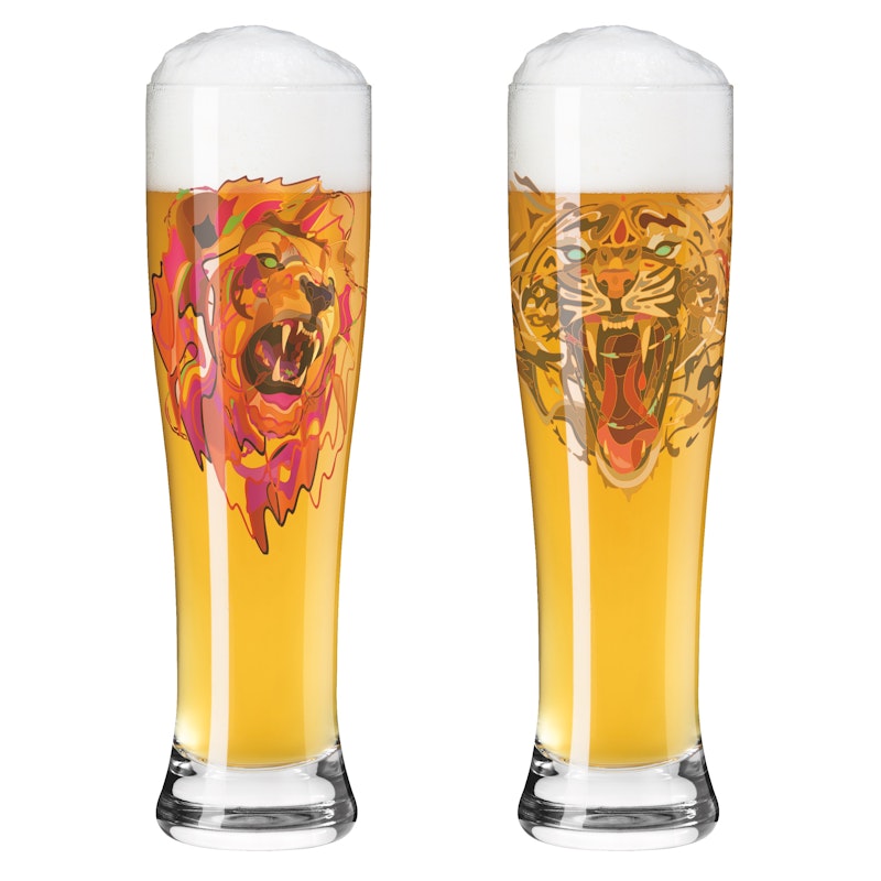 Brauchzeit Beer Glasses 2-pack, #21 & 22