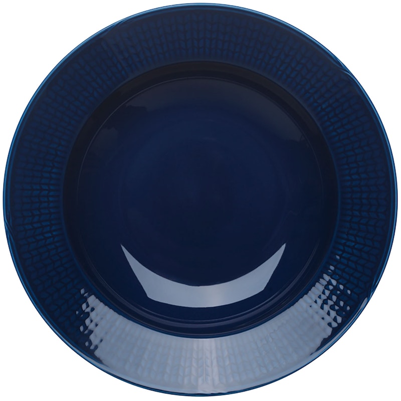 Swedish Grace Deep Plate 25 cm, Midnight (Dark Blue)