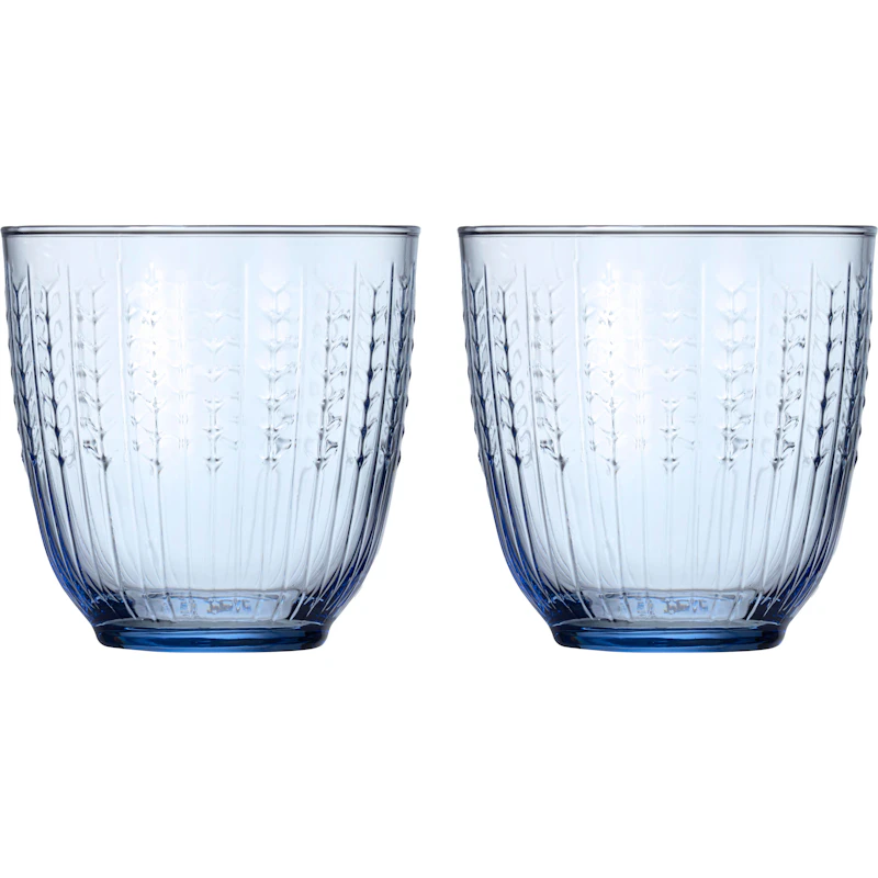 Swedish Grace Drinking Glass 25 cl 2-pack, Blue