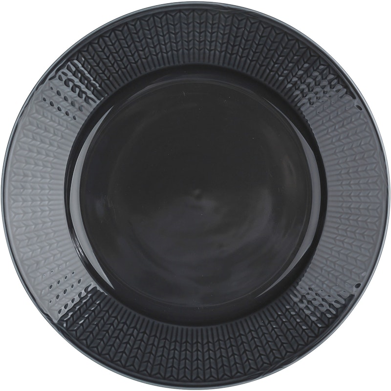 Swedish Grace Plate 27 cm, Stone (Dark Grey)