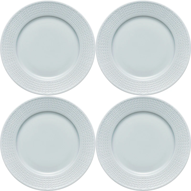 Swedish Grace Plates 27 cm 4-pack, Ice