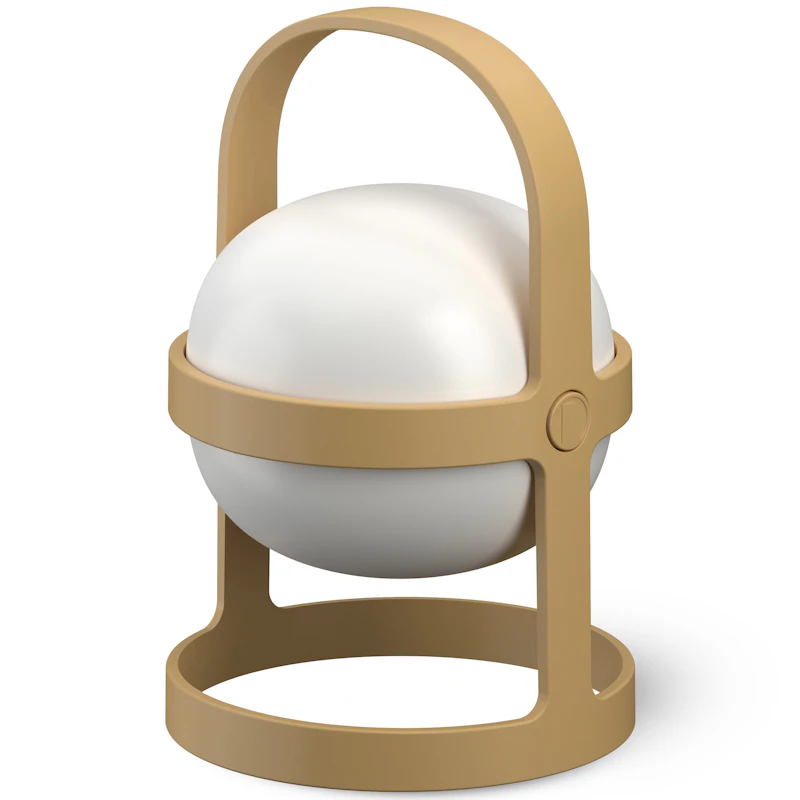 Soft Spot Solar Circular Lamp Portable 18,5 cm, Wheat
