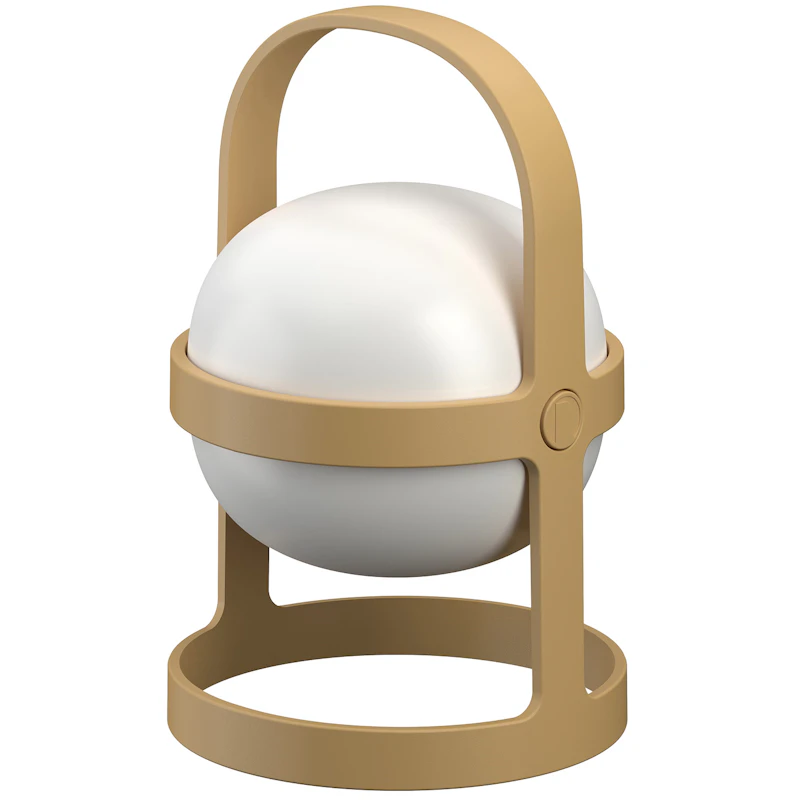 Soft Spot Solar Circular Lamp Portable 25 cm, Wheat