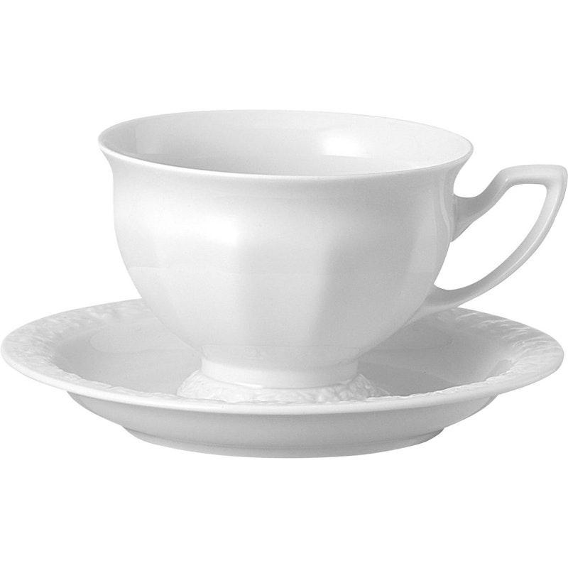 Maria Cup & saucer, White