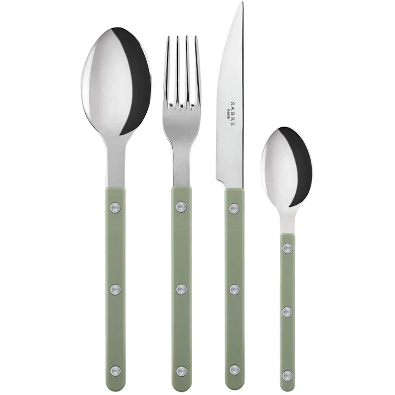 Bistrot Cutlery Set 24 Pieces, Asparagus