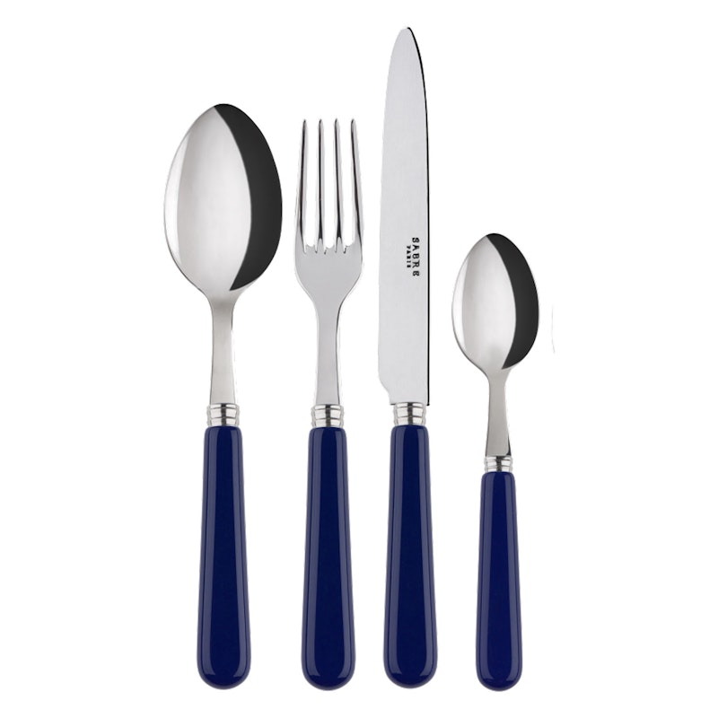 Cutlery Set 24 Pieces Pop Unis Navy Sabre Paris