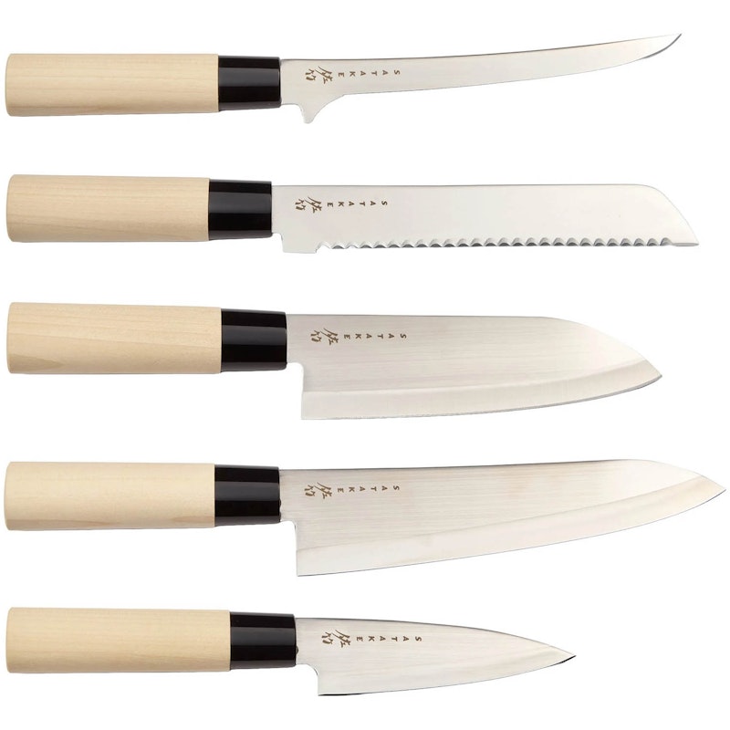 Houcho Balsabox Knife Set 5 Pieces