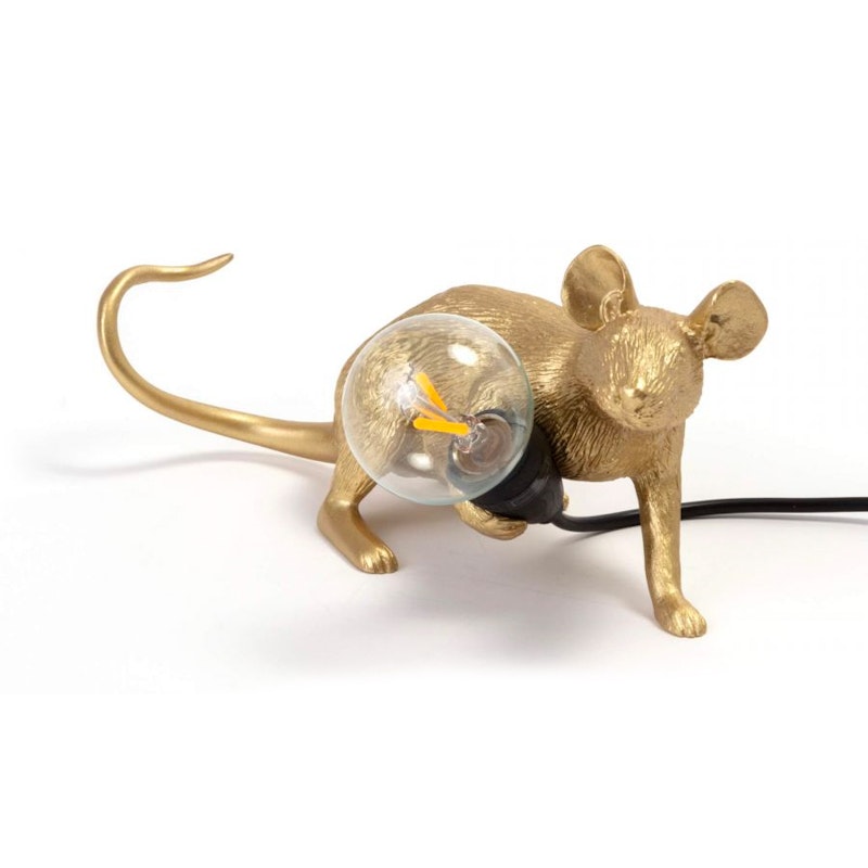 Mouse Lamp Lop Table Lamp, Gold