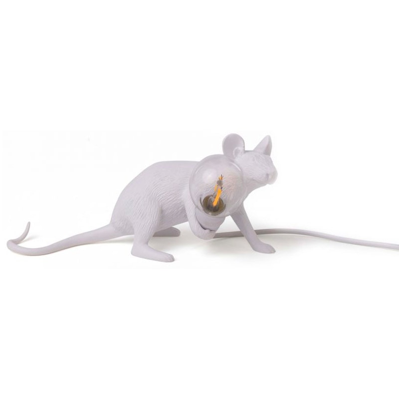 Mouse Lamp Lop Table Lamp, White