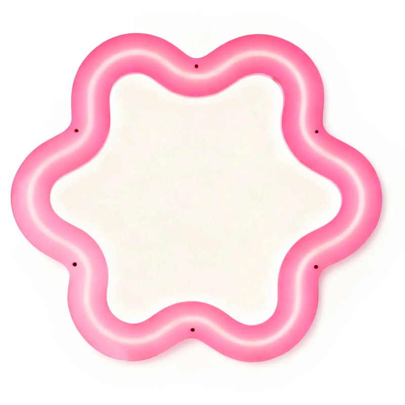Supercurve Flower Mirror, Pink