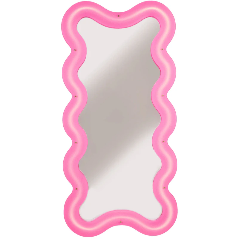 Supercurve Tall Mirror, Pink