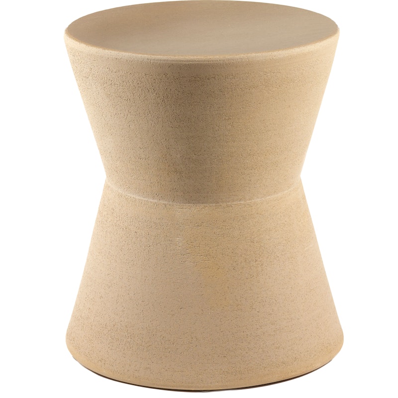 Pawn Side Table Stoneware, Beige