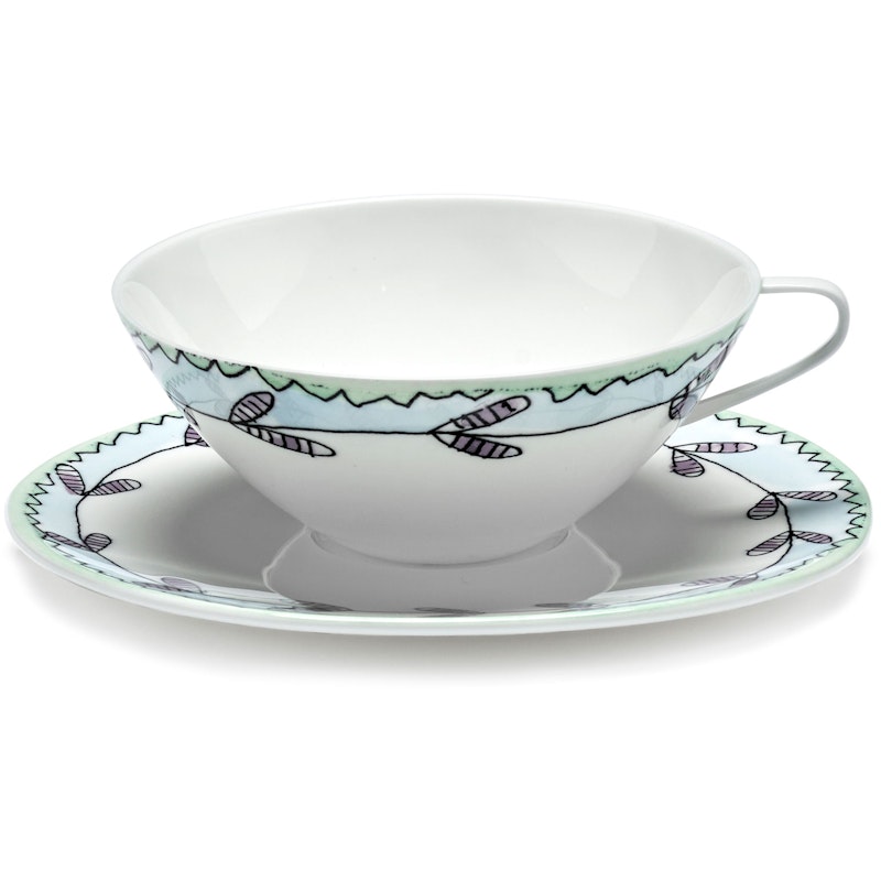 Blossom Milk Teacup With Saucer