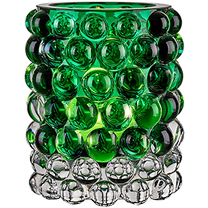 Hurricane Boule Candle Holder 12 cm, Green