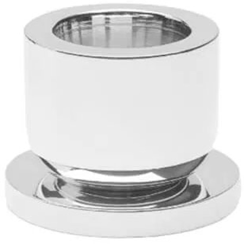 Bijou Candle Holder, Silver plated Brass