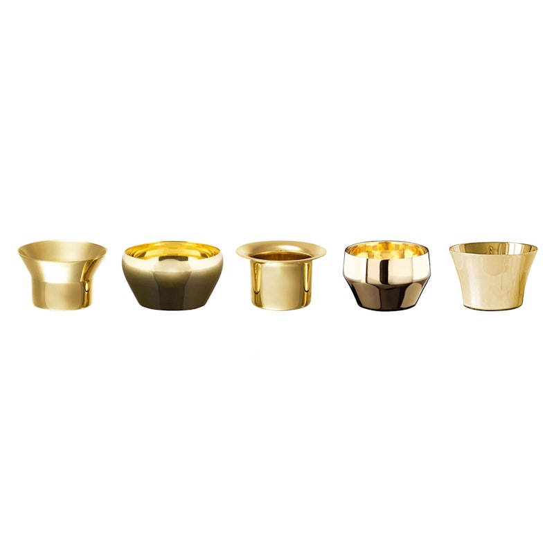 Kin Candle Holder 5 pcs, Brass
