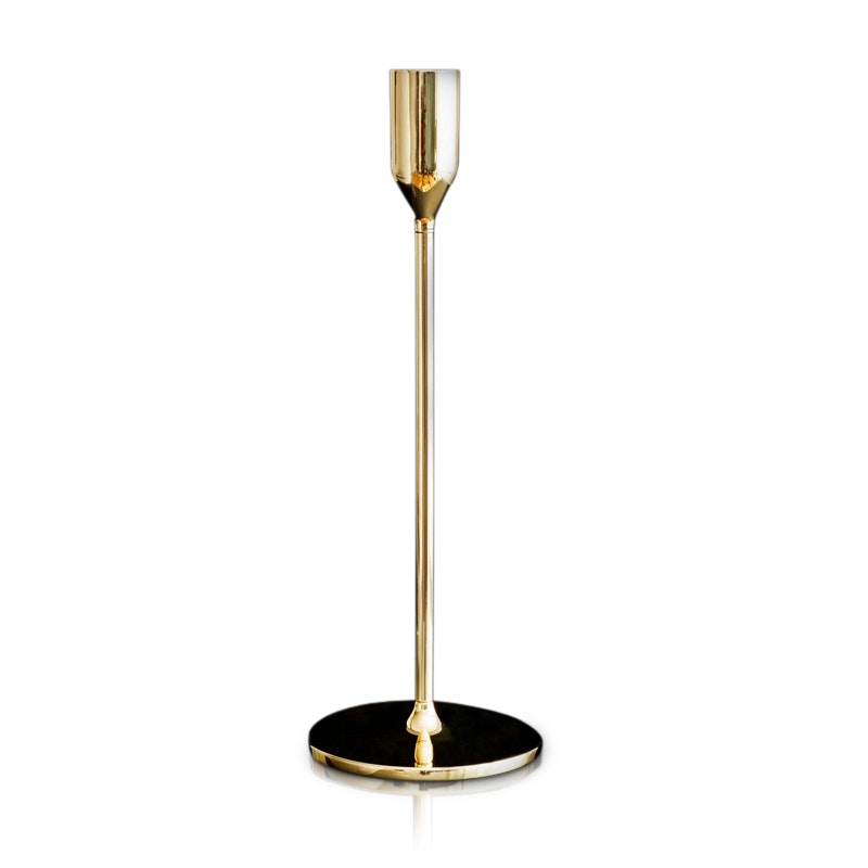 Richard Hutten Candle holder 28 cm, Brass