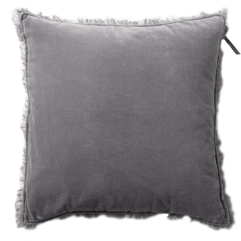 Cushion Cover Velvet / Linen 50x50 cm, Stone Greige