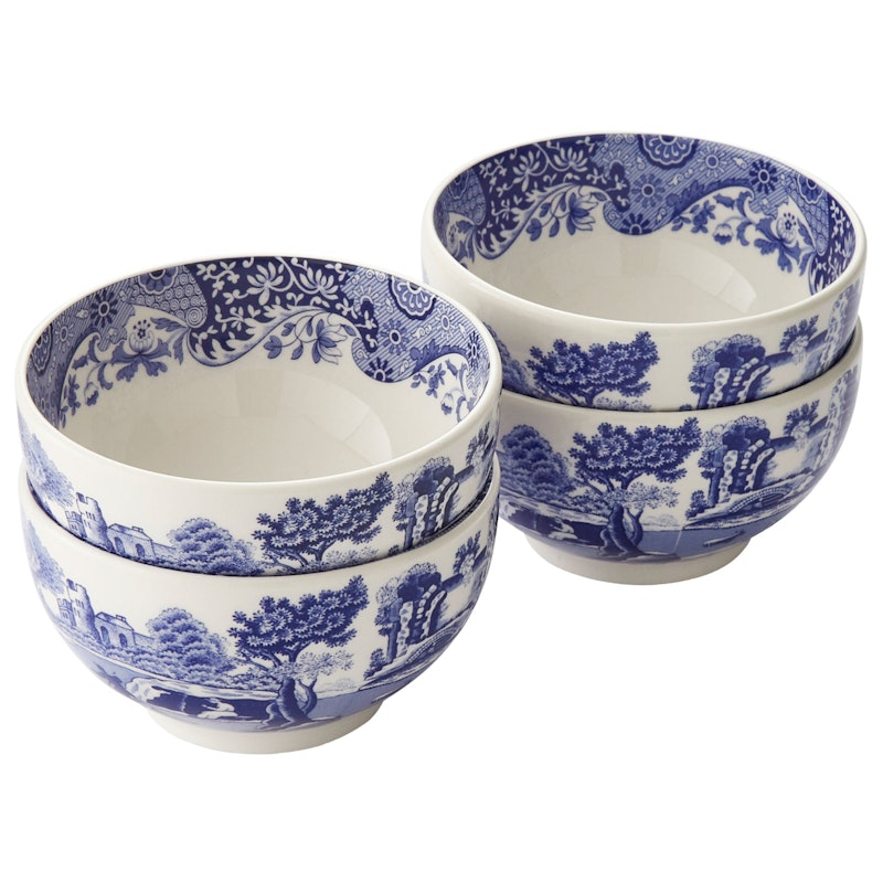 Blue Italian Bowls 20 cl, 4-pack