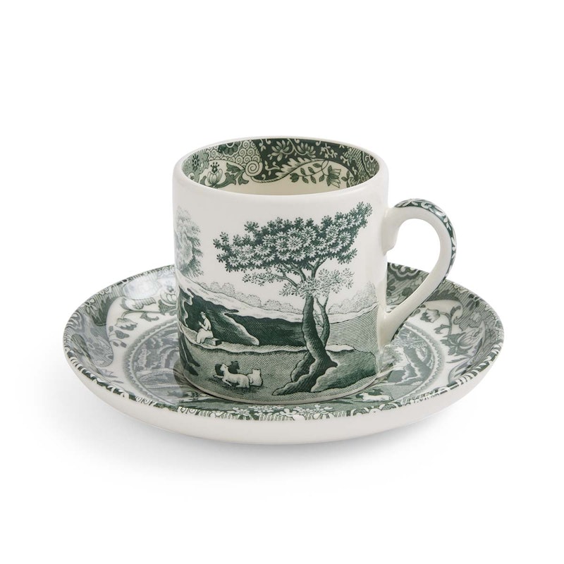 Heritage Green Italian Espresso Cup 9 cl, Green