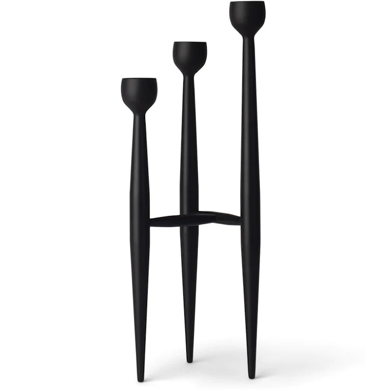 Apollo Candle Holder, Black