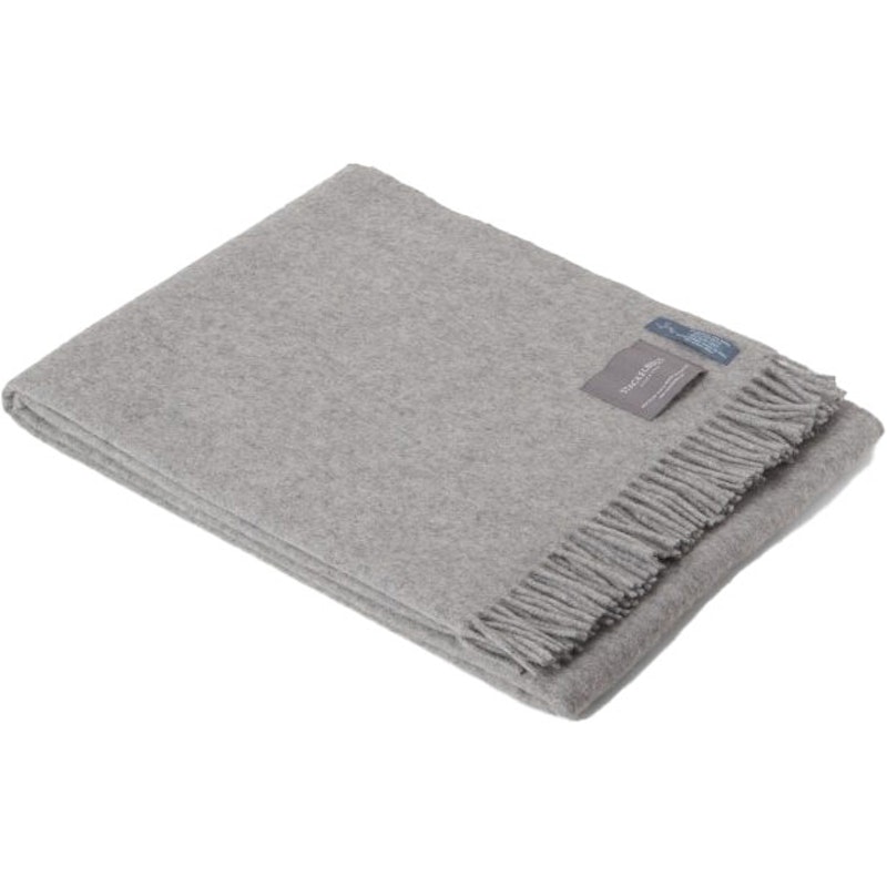 Recycle Alpaca Blanket 150x200 cm, Light Grey