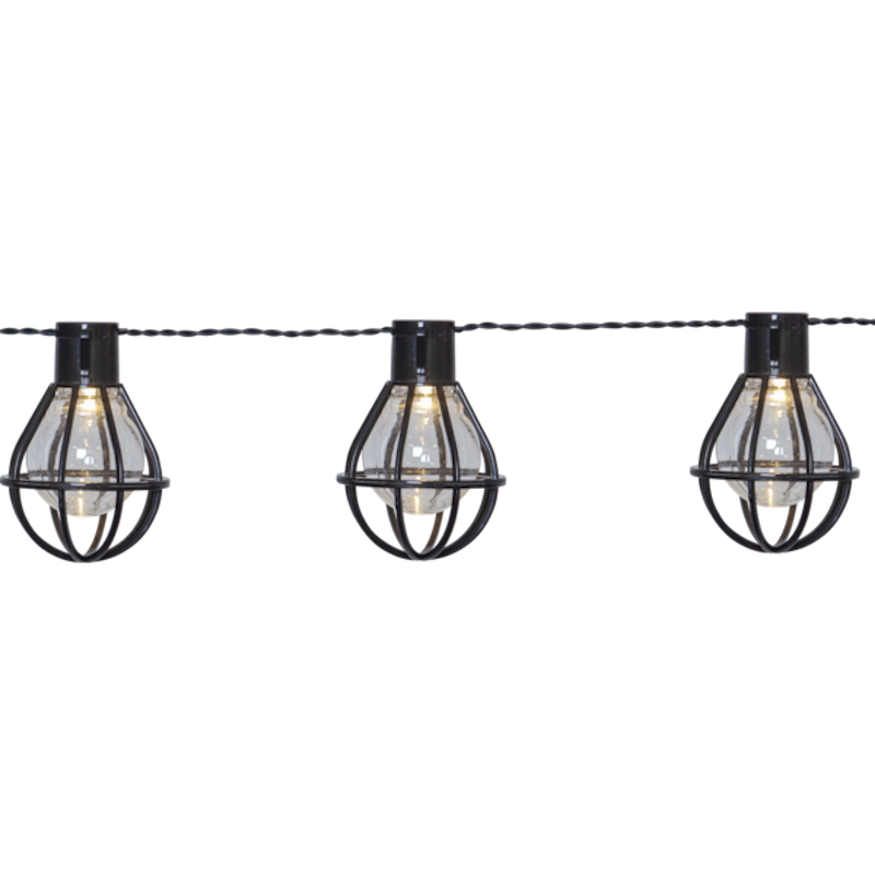 Cage String Light, Black