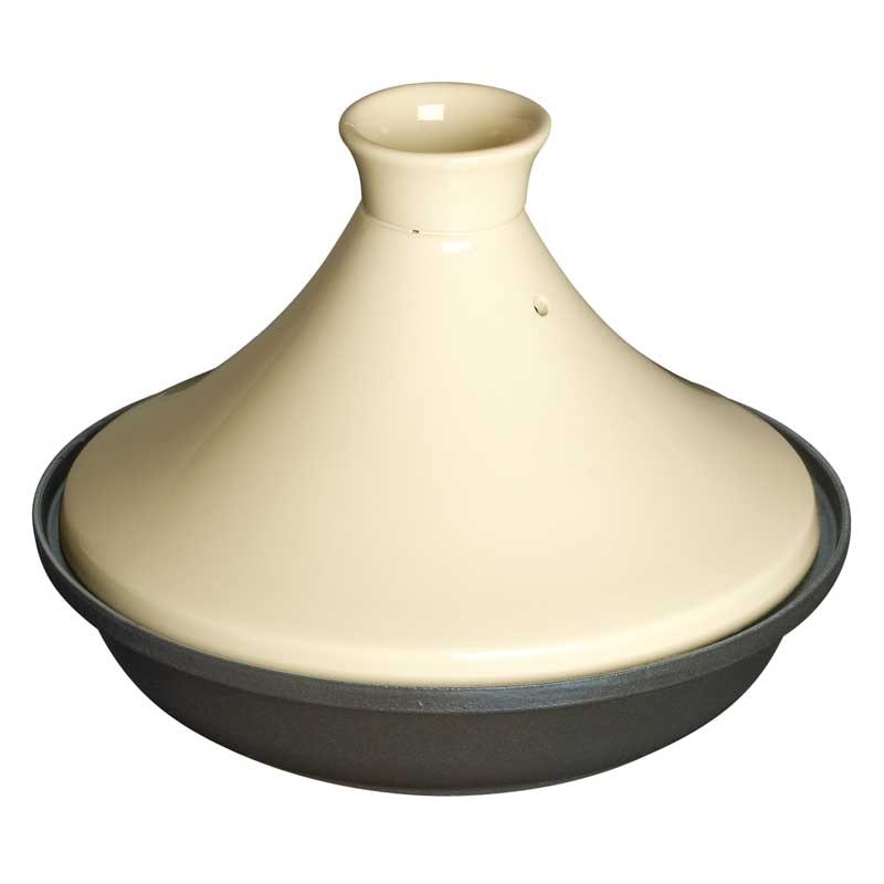 Large Tajine with Ceramic Lid, Creme